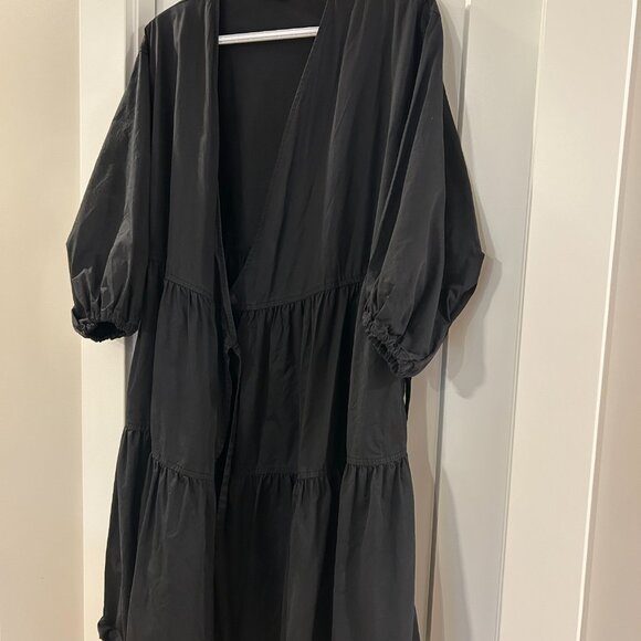 COS Gathered A-Line Wrap Dress - Picture 4 of 5